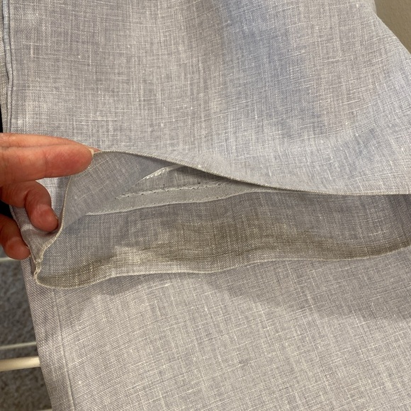 Anthropologie Elevenses Wide Leg Linen Pants Size 4 - Picture 7 of 11